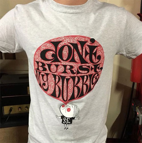 Small Faces-inspired Don’t Burst My Bubble t-shirt by Dry British