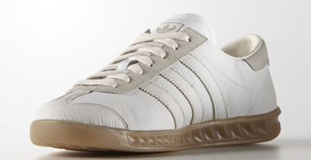 White adidas on sale hamburg trainers