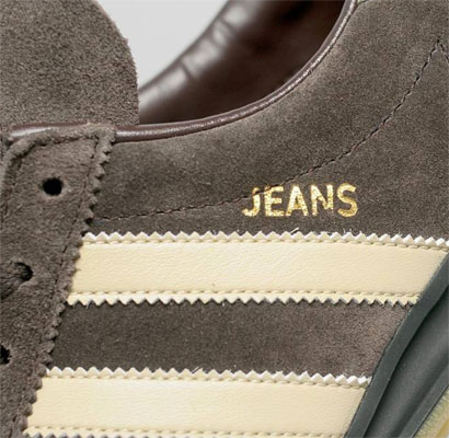 1970s Adidas Jeans MKII trainers back in brown suede 