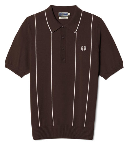 Fred Perry Reissues 1960s-style Stripe Knitted Shirt