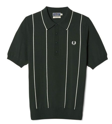 Fred Perry Reissues 1960s-style Stripe Knitted Shirt