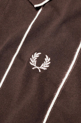 Fred Perry Reissues 1960s-style Stripe Knitted Shirt