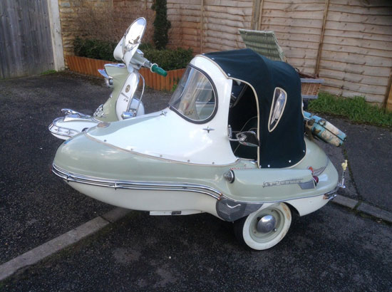 1959 Lambretta LI 125 with Bambini sidecar