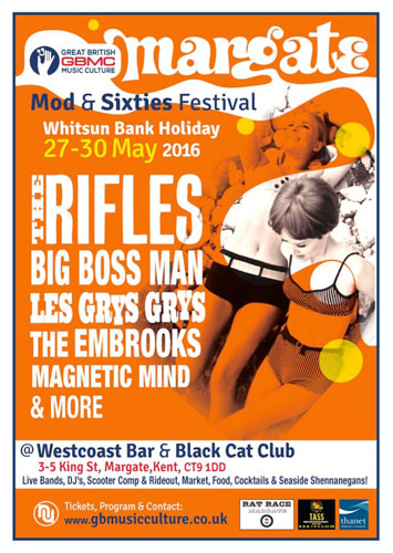 Margate Mod and 60s Festival on Whitsun Bank Holiday