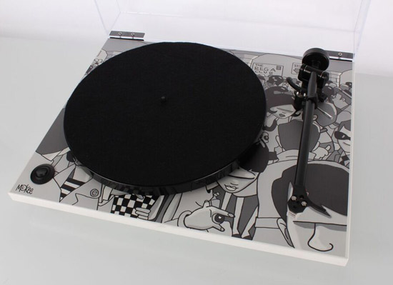 Pete McKee designs mod club-inspired Rega Club turntable for Record Store Day