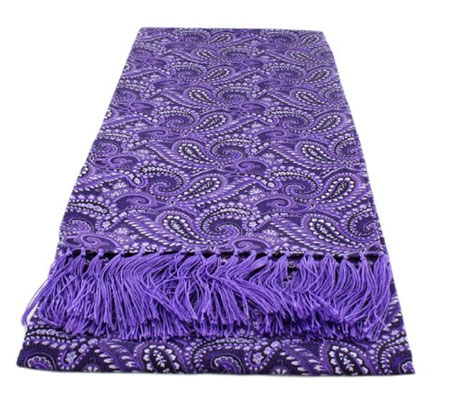 Tootal alternative: Narrow all over paisley silk scarves by Michelsons of London