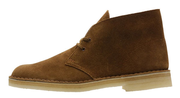New stock of Desert Boots at the Clarks Outlet Store