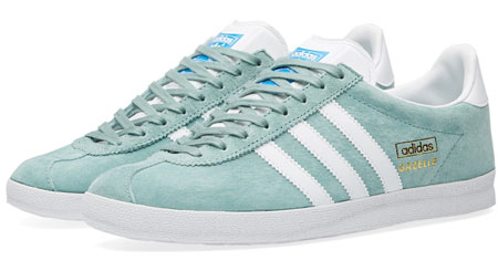 adidas gazelle light green