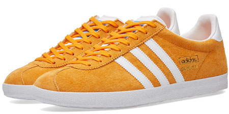 Adidas Gazelle OG trainers return in a bright orange suede finish