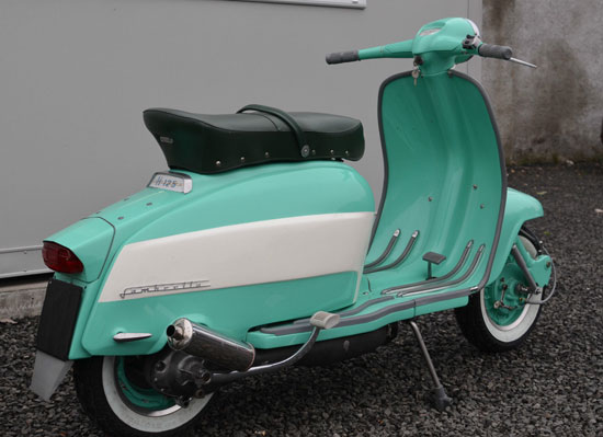 Fully restored Italian 1967 Lambretta Li 125 scooter