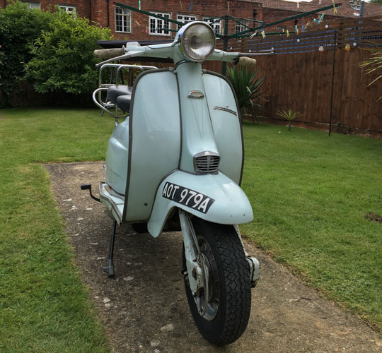 As seen on TV: 1963 Lambretta Li 125 Series 3 from AXA advert on eBay