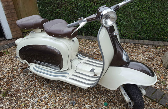 1960 Italian-made Lambretta Li 125 scooter