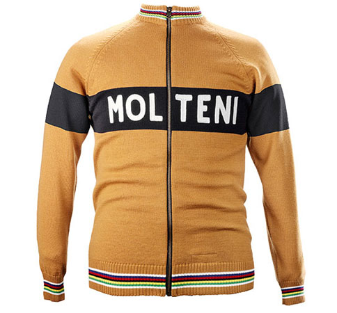 Vintage-style winter cycling tops by Magliamo