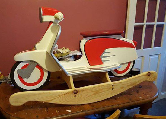 Grab a custom-made rocking Lambretta SX scooter