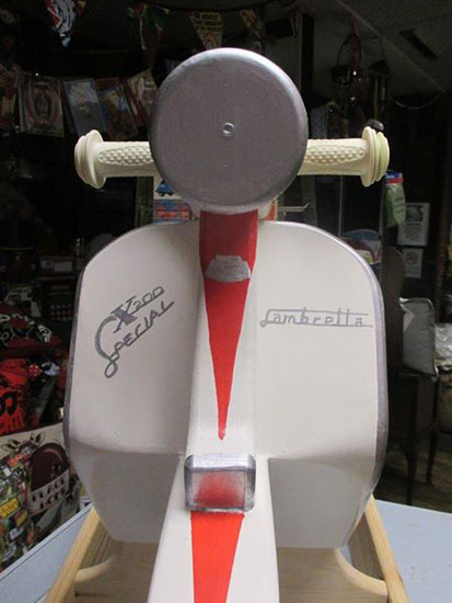 Grab a custom-made rocking Lambretta SX scooter