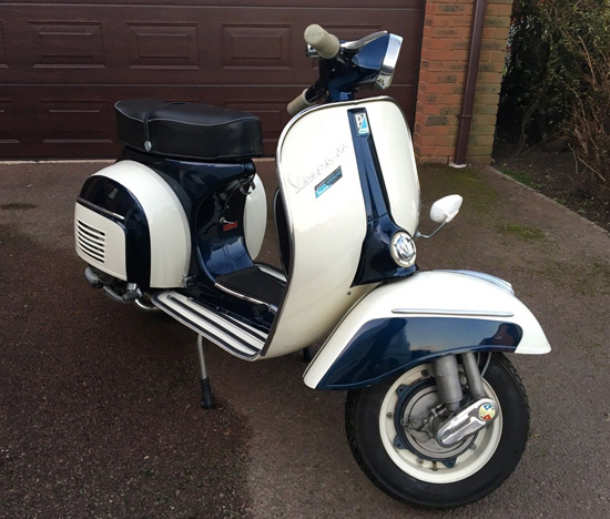 eBay watch: 1966 Vespa SS180 Eddy Grimstead 200 Replica scooter