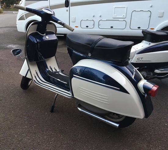 eBay watch: 1966 Vespa SS180 Eddy Grimstead 200 Replica scooter