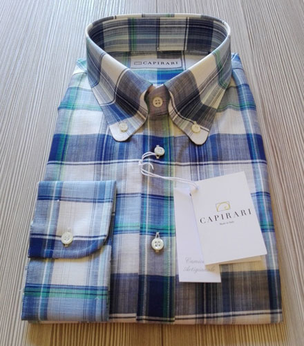 Capirari limited edition linen button-down shirts