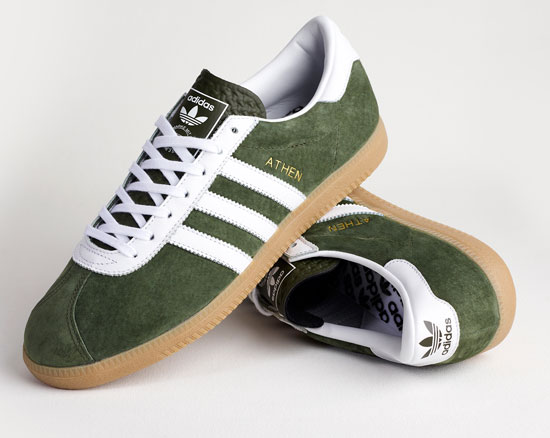 Coming soon: Adidas Athen trainers in Forest Green suede