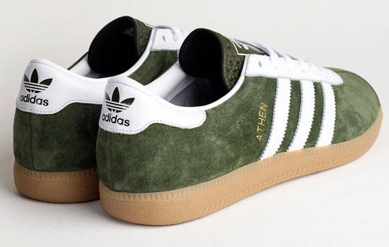 Coming soon: Adidas Athen trainers in Forest Green suede