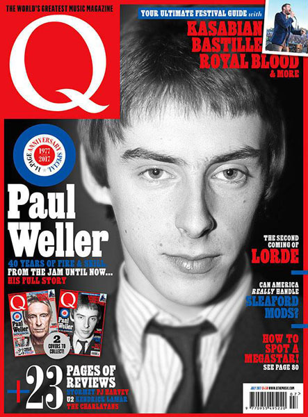 Two Paul Weller covers for latest Q magazine