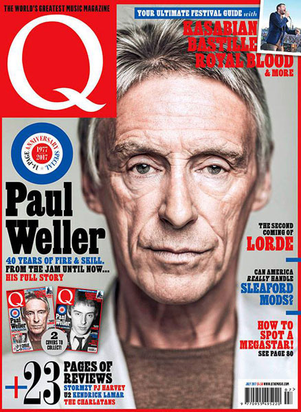 Two Paul Weller covers for latest Q magazine