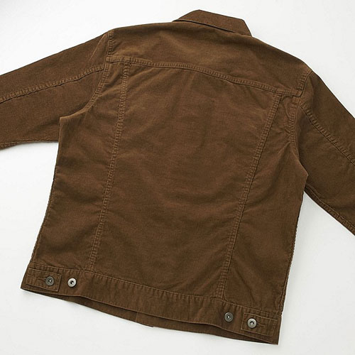 On a budget: Vintage-style brown cord jacket at Uniqlo