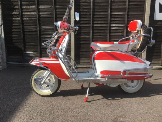 Fully restored 1962 Lambretta TV175 scooter on eBay