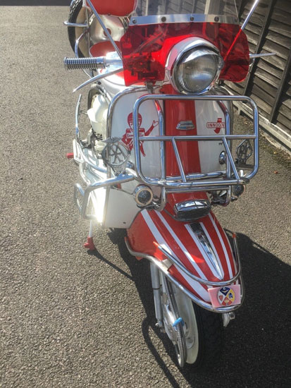 Fully restored 1962 Lambretta TV175 scooter on eBay