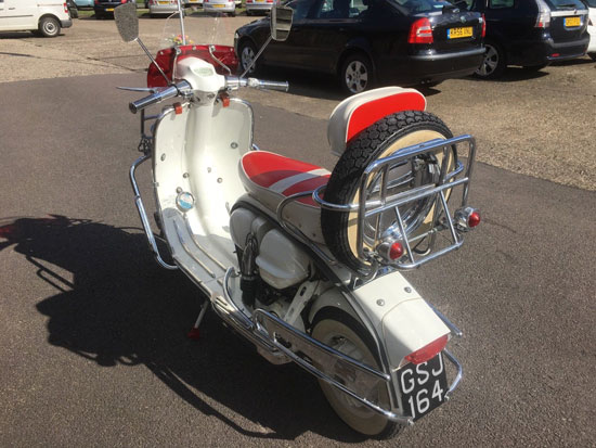 Fully restored 1962 Lambretta TV175 scooter on eBay