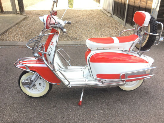 Fully restored 1962 Lambretta TV175 scooter on eBay