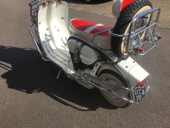 Fully restored 1962 Lambretta TV175 scooter on eBay