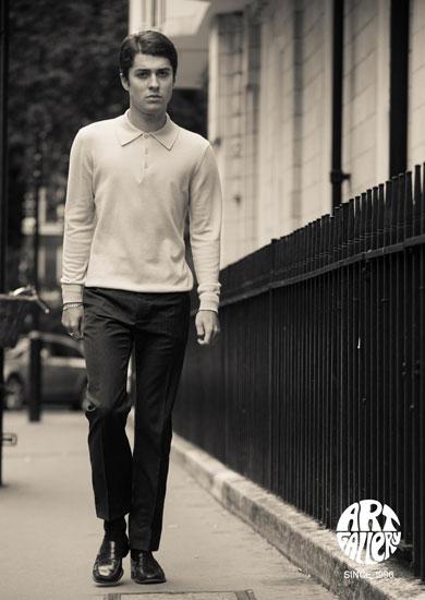 Style Mason Knitted Polo Shirt 100% Merino Wool £75