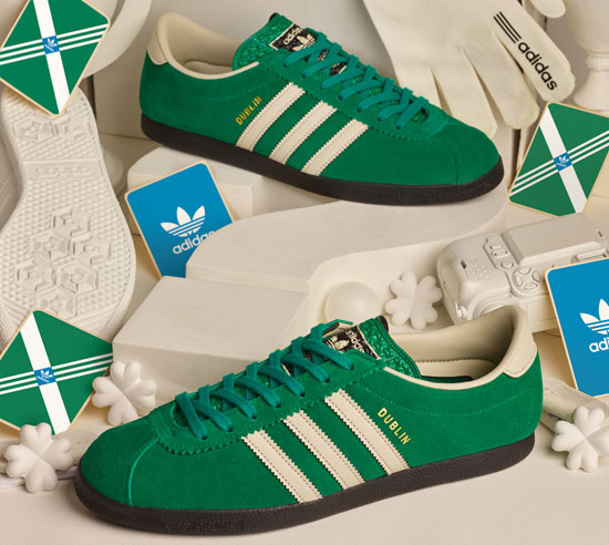 Adidas Dublin trainers return with a St Patrick’s Day finish