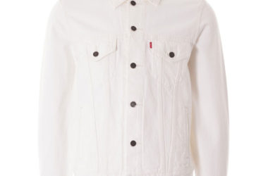 Classic Levi’s denim jacket in white returns