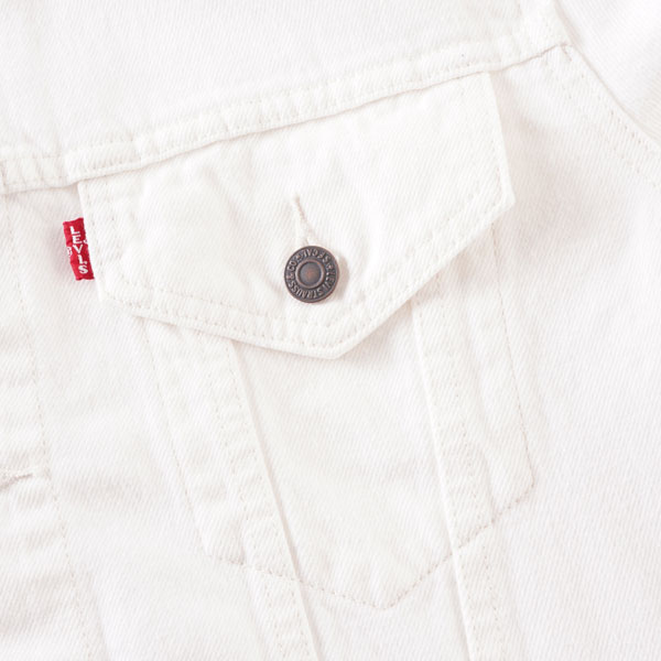 Classic Levi's denim jacket in white returns - Modculture