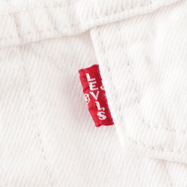 Mens white deals levi jacket