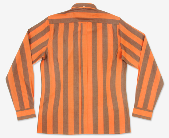 Brutus Trimfit striped long-sleeve shirts