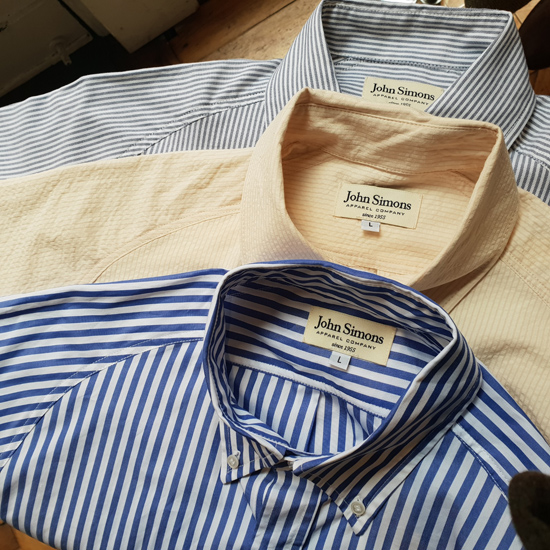 John Simons 1960s archive button-down shirts