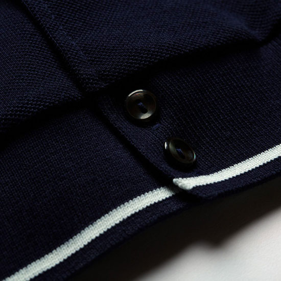 Lacoste limited edition 1960s buttoned polo shirt