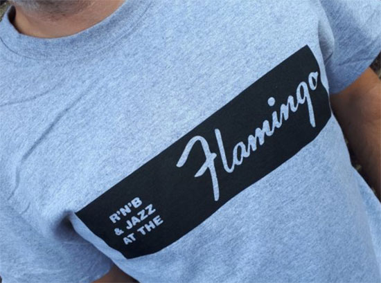 Flamingo Club t-shirt by Gama Clothing