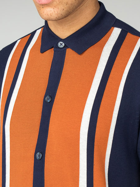 1960s-style button through polo at Ben Sherman