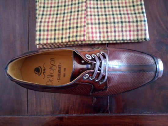 McLagan handmade shoes by Dr Watson Shoemaker