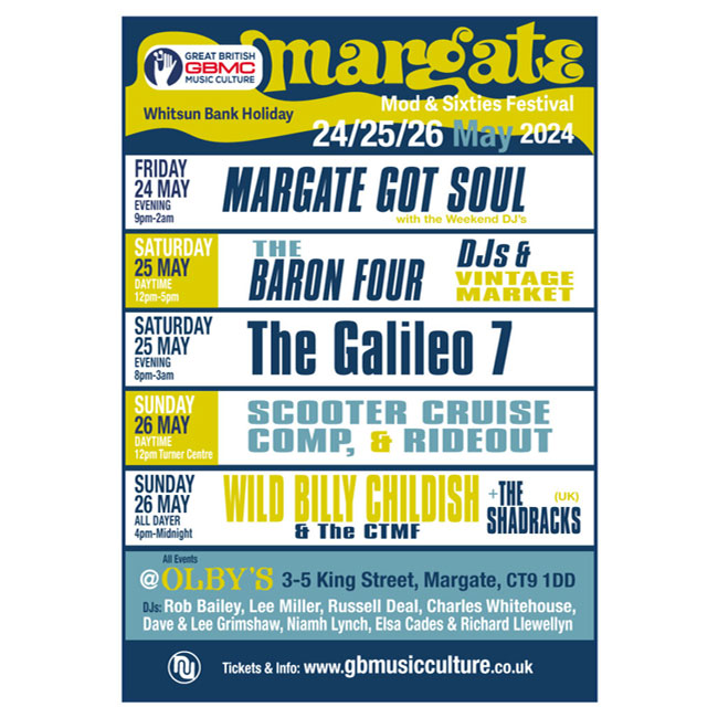 Margate Mod and Sixties Festival 2024