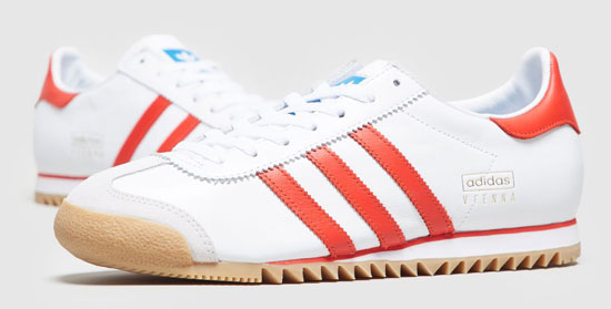 adidas rom red stripes