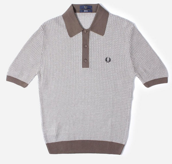 Fred Perry knitted polo shirt