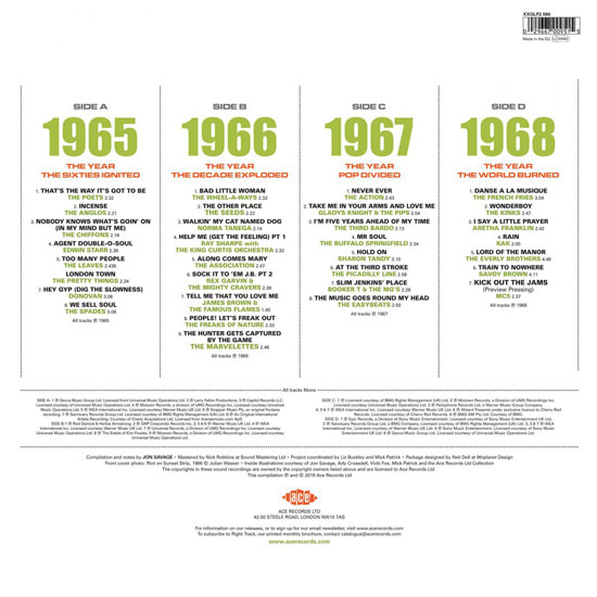 Jon Savage's 1965-1968 double vinyl set