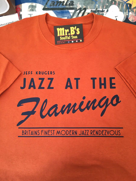 Jazz At The Flamingo t-shirts by Mr. B’s Soulful Tees