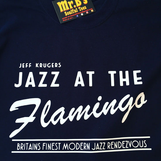 Jazz At The Flamingo t-shirts by Mr. B’s Soulful Tees