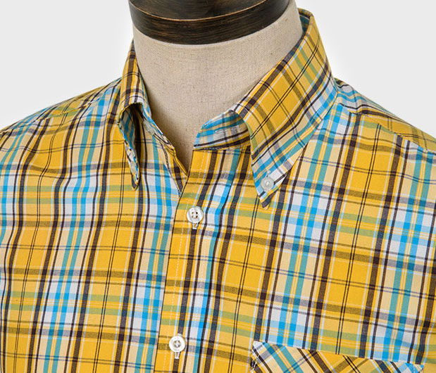 1960s woven button-down shirts at Art Gallery Clothing